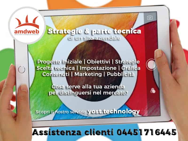 Strategie e parte tecnica di un sito aziendale Strategie e parte tecnica di un sito aziendale