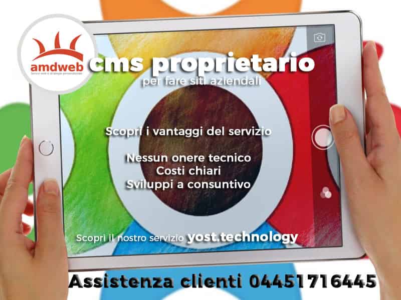 CMS proprietario per siti aziendali